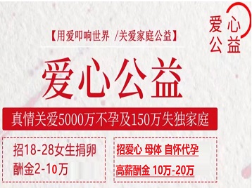 郫县捐卵助孕生子 爱心志愿者招募